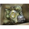 Image 1 : BOX OF BRASS COLLECTIBLES