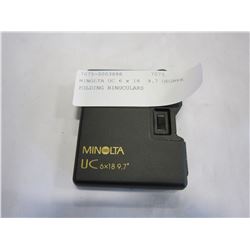 MINOLTA UC 6 x 18 9.7 DEGREE FOLDING BINOCULARS