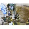 Image 2 : EASTERN SCOLL WHEEL AND CLOISONNE PIECES