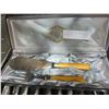 Image 2 : CUTLERY CANTEEN W/ CONTENTS AND FISH SET