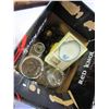 Image 1 : ART GLASS BOWLS AND BRASS PLATE