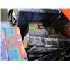 Image 2 : BOX AND TOTE OF CRYSTAL AND OLYMPIC GLASS CUPS W/ DECORATIVE BOXES