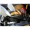 Image 2 : BLACK TOTE OF KITCHEN ITEMS