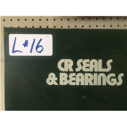 3 - Wall Cabinets of misc. Seals, 2 - 80's Dodge Truck Aluminum Wheels