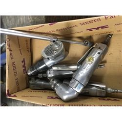 Box w/blue point die grinder AT100 SN#47945, GP Chicago pneumatic impact wrench SN#0614, Chicago pne