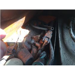 Hydraulic jack, partial pail herbicide, 2 - 10 ton porta power, tractor splitting stand, misc. scrap