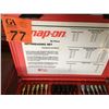 Image 1 : Newer Snap On 48pc thread restoring set, Fast Trac Snap On trouble shooter books, snap on bolt grip 
