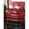 Image 2 : Beach 15 compartment roll away tool box complete with assorted socket set, screw drivers, asst'd wre