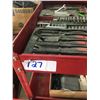 Image 2 : H.D. 3 compartment parts cart w/sockets, puller set, wrenches plus 3 tool boxes