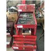 Image 4 : H.D. 3 compartment parts cart w/sockets, puller set, wrenches plus 3 tool boxes