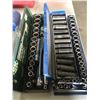 Image 4 : SK & Westward 4 sets various size deep sockets, 1/2" driver set