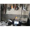 Image 9 : Metal top work bench w/vice grip and assorted tools