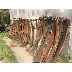 Various Dodge leaf springs assemblies (approx 44) plus muffler, exhausts, misc. tires & rims, etc.