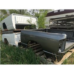 5 truck boxes - 2 white, 1 silver, 1 red, 1 black