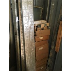 Approx 10 boxes of abrasive belts & 6 aluminum