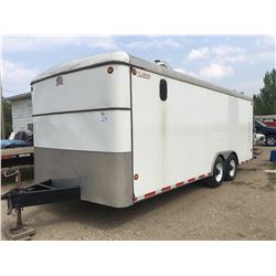 2006 Flaman approx 24' enclosed tandem trailer