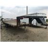 Image 4 : 29' Gooseneck trailer w/5th wheel hitch, 5 bolt wheels SN#SK400734238