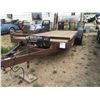 Image 8 : 1997 Flaman Rainbow 22' tandem axle tilt deck car trailer w/elec winch