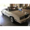 Image 1 : 1982 Chrysler Lebaron 2 dr convertible, white, 4 cyl. auto. appro. 85,000 klms, runs and drives well