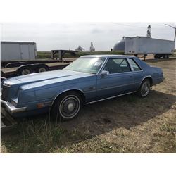 1981 (Frank Sinatra Edition) Chrysler Imperial, 2 DR, Auto, Blue, Radio & Cassette w/keys