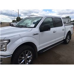 2016 Ford F150 XTR, 5.0 LTR, 4x4, AC, Full load, white, quad cab w/tonneau cover, mileage 62368kms