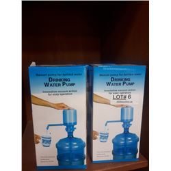 FOUR DRINKING WATER PUMPS-GREAT FOR CAMPING