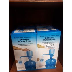 FOUR DRINKING WATER PUMPS-GREAT FOR CAMPING