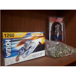 WINCH, TOW CHAIN AND REVOLVING LIGHT KIT