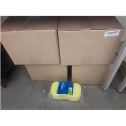 FOUR BOXES NEW CAR WASH SPONGES