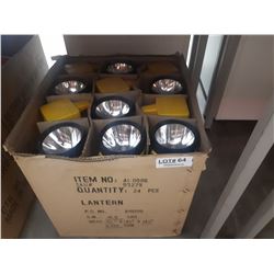 CASE OF 24 NEW LANTERN STYLE FLASHLIGHTS