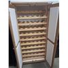 Image 2 : PINE ARMOIRE-STYLE WINE CUPBOARD WITH LOCK