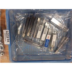 TRAY OF STRAIGHT FLUTE TAPS