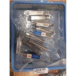 TRAY OF STRAIGHT FLUTE TAPS