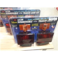 TWO SUBMERSIBLE BOAT TRAILER LIGHT KITS