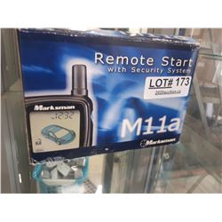 REMOTE CAR START WITH SECURITY SYSTEM