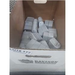 BOX OF GE SMART PLUGS