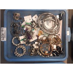 TRAY OF COSTUME JEWELRY