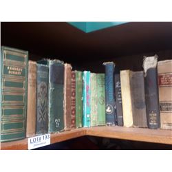 LARGE COLLECTION OF VINTAGE BOOKS, MANY FROM 1800\'S