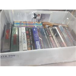 BOX OF DVDS INCLUDING SEVERAL SEASON BOX SETS