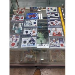 FOURTEEN COLLECTABLE HOCKEY CRADS