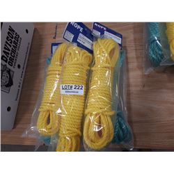 SIX BUNDLES NEW ROPE (300 FT TOTAL)