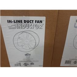 FOUR IN-LINE DUCT FANS, NEW IN BOX