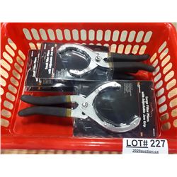 TRAY OF NEW FILLTER PLIERS