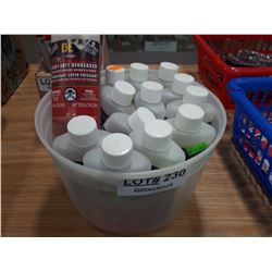 TUB OF DEGREASER AND CAR WASH FLUID FOR PRESSURE WASHERS