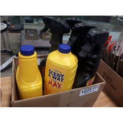 BOX OF GRILL CLEANER ETC