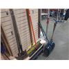Image 1 : LARGE LOT OF SHOVELS, RAKES + OTHER VARIOUS HAND TOOLS