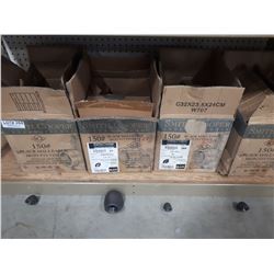 4 BOXES OF THREADED IRON FITTINGS