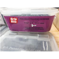 12 NEW PACKETS OF FRAMING SCREWS