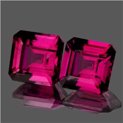 Natural Raspberry Pink Rhodolite Garnet Pair - FL