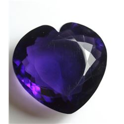 Purple Amethyst Heart 225 Carats